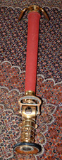 Antique Elkhart Brass CHIEF Double Handle Play Pipe Firehose Nozzle 36