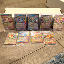 Pokémon Prismatic Evolutions STAMPED Eeveelutions ex 9-Card Holo Lot English picture