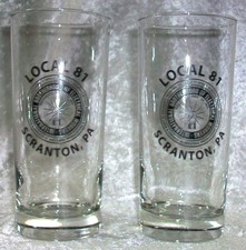 IBEW International Brotherhood Electrical Workers Union Scranton Local 81 Glass picture