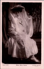 Miss Billie Burke Real Photo Postcard Davidson Bros London Actress RPPC picture