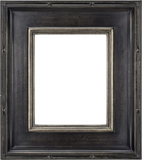 Antique Black & Silver 8x10 Museum Plein Aire Picture Frame - Open Back picture