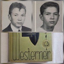 1956 Lubbock High School TX Westerner Yearbook Jerry Allison Mac Davis Vintage picture