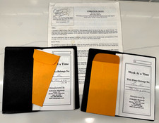 BOB CASSIDY'S CHRONOLOGUE - COLLECTORS WORKSHOP DIARY CARD MENTALISM PREDICTION picture
