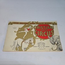 Vintage 1958 Cristiana Bros Circus Record and Route Book 64pp picture