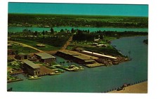 NOKOMIS Marine Ways INC, LORELEI Harbor, NOKOMIS Florida VTG postcard Unp picture