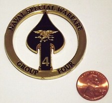 Challenge Coin - US Navy - Naval Special Warfare Group Four - SBT-12 - SBT-20 - picture