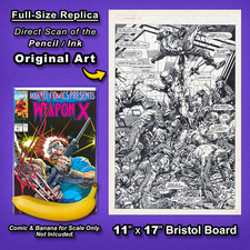 WOLVERINE / WEAPON X Splash Pg by BARRY WINDSOR-SMITH š„Replica Original Artš„ picture