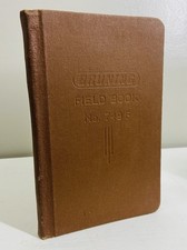 Vintage Bruning Field Book No. 749F For Engineers, Architects, Draftsmen Blank picture