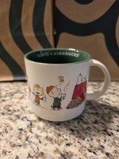 Starbucks X Peanuts Snoopy Mug Limited Edition AUTHENTIC 💫💚 picture