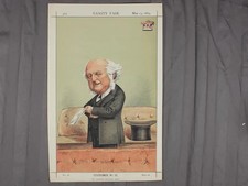 1869 Vanity Fair Caricature Lord Westbury Statesmen No 15 Ape picture