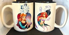 Disney WonderGround Gallery J. Scott Campbell Princesses & Villains Mug Cup Set picture