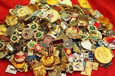 Lot of 50 pcs USSR SOVIET ERA ENAMEL PINS, BADGES COLD WAR COMMUNISM CCCP picture