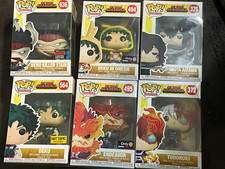 Funko anime My Hero Academia Lot of 6 Deku Stain Todoroki exclusives, nycc picture