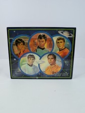New 1991 Star Trek Crew Music Box Paramount Spock Kirk Collectible WORKS picture