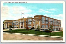 Liberty High School Bethlehem Pennsylvania Postcard PC242 picture
