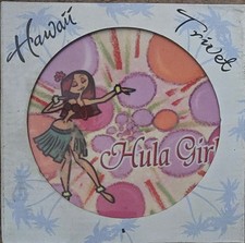 Vintage-Style Hawaii Ceramic Dancing Hula Girl Trivet picture