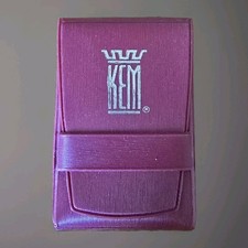 Vintage KEM Mini Playing Cards  c1942 Red Historic Rare w/Red Plastic Case 52/52 picture