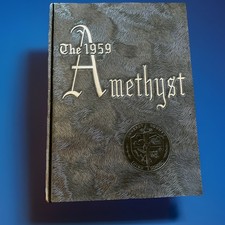 “The 1959 Amethyst” Vol III Amherst County High School Yearbook Amherst Virginia picture