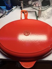 Le Creuset New Oval 15 3/4 Inch Pan Flame Orange picture