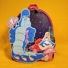 Loungefly Disney Alice in Wonderland Caterpillar & Alice Mushroom Mini Backpack picture