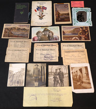 WWI US 3rd Army of Occupation Personal Grouping GUY H BAKER Photos Cards & YMCA picture