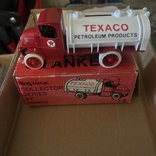 Rare ERTL Texaco 1926 Mack Tanker Collector Series #2 Die Cast 1985 Coin Bank picture