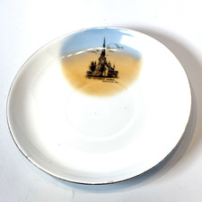 RUSHVILLE, ILLINOIS IL Antique METHODIST CHURCH Souvenir China Dish Plate picture