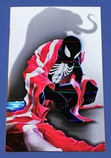 Jessica Short SDCC Symbiote Suit Spider-Man Embossed Foil Venom Homage #25/60  picture