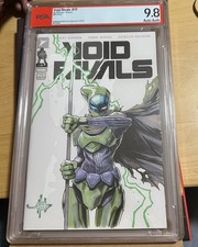 PSA 9.8 CREEES LEE SOLILA SKETCH on Void Rivals 19 Blank Energon Blind Box Pull picture