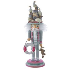Hollywood Nutcrackers Hollywood Seagull Coastal Nutcracker,18-Inch, Multicolored picture