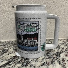Vtg Starbucks Mug Marriott Plastic Tumbler 1994 Washington Ferries Postcard picture