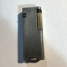 Vtg Cygnus silver tone metal cigarette lighter picture