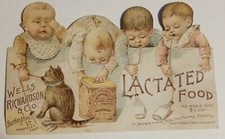 1880s Victorian Die Cut Trade Card