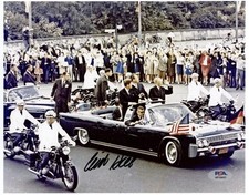 Clint Hill Signed 8”X10” Photo JFK Secret Service PSA picture