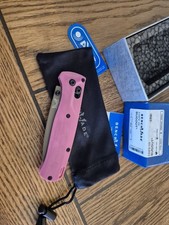 Custom Benchmade 535 Bugout  Pink G10 Scales  picture