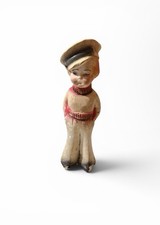 Antique~Vintage~1920s~Carnival Chalkware Figurine~Soldier Boy picture
