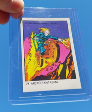 1980 Marvel Terrabusi Ghost Rider Rookie Card Argentina Blank Back #71 picture