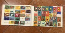 VINTAGE USSR RUSSIAN MATCHBOX PAPER MATCHES LABELS LOT 490 IN BOOK W/ 20 PAGES picture