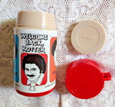 Welcome Back Kotter 1977 lunch thermos bottle complete screw lid & cup Aladdin picture