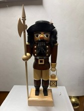 Christian Ulbricht Nutcracker 32623 Night Watchman Natural Germany w/ Box picture