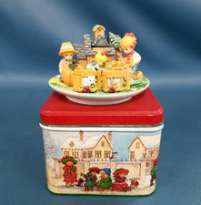 VTG Precious Moments 1997 Apple Barn Autumn Harvest Thanksgiving Mini Tea Set picture