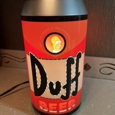 Vintage Simpsons Plug in Duff Beer Can Rotating  Light  Great Condition picture