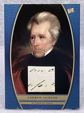 2024 Pieces Of The Past President Andrew Jackson Original Handwritten Relic picture
