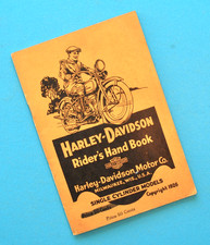 Antique Original 1920's Harley Riders Hand Book Single A B AA BA Owners Manual picture