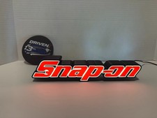 Snap-on Tools LED Lighted Sign – Desk/Wall Shop Light (Red & White Glow) picture