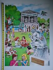 (LOT OF 25) VTG 1981 GENESEE BEER POSTER 28x20 PROMO GENNY CREAM CAMPUS MINT picture