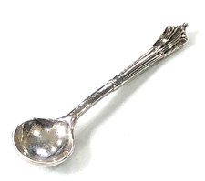 Sterling Silver Salt Spoon Birmingham England 1992 - Vintage picture