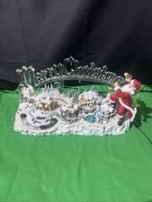 The Bradford Exchange Thomas Kinkade Santa’s Inspiration Illuminated Musical  picture