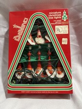 Rare 1960s DaVinci Santa Christmas Tree String Targetti Sankey Italy Working  picture