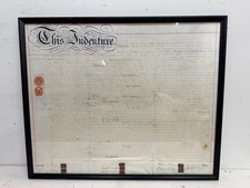 Antique “This Indenture” dated 1898 Land Ownership Documentation Thomas Samuel picture